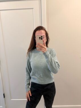 H&M Light Seafoam Crewneck Sweater